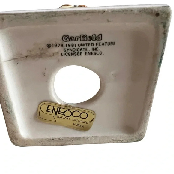 Vtg Garfield Figurine St. Patrick's Day We're All Irish One Day A Year 1978,1981 - Picture 8 of 10